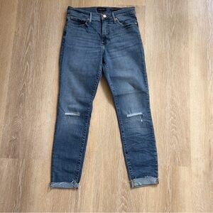 Banana Republic Mid Rise Luxe Sculpt Indigo Blue Skinny Jeans Size 27